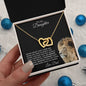 OLD LION INTERLOCKING NECKLACE DAD-DAUGHTER