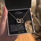 OLD LION INTERLOCKING NECKLACE DAD-DAUGHTER