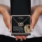 OLD LION INTERLOCKING NECKLACE DAD-DAUGHTER