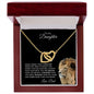 OLD LION INTERLOCKING NECKLACE DAD-DAUGHTER