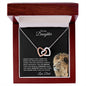 OLD LION INTERLOCKING NECKLACE DAD-DAUGHTER