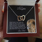 OLD LION INTERLOCKING NECKLACE DAD-DAUGHTER