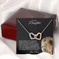 OLD LION INTERLOCKING NECKLACE DAD-DAUGHTER