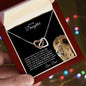 OLD LION INTERLOCKING NECKLACE DAD-DAUGHTER