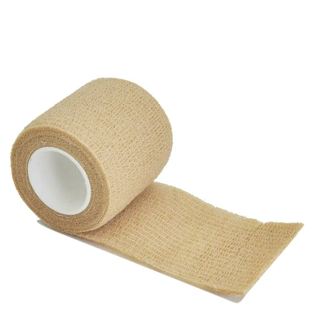 Self-adhesive elastic sports bandage