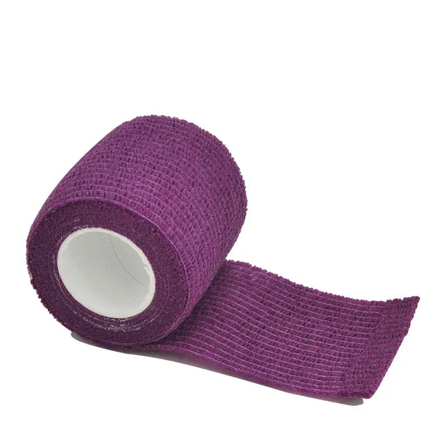 Self-adhesive elastic sports bandage