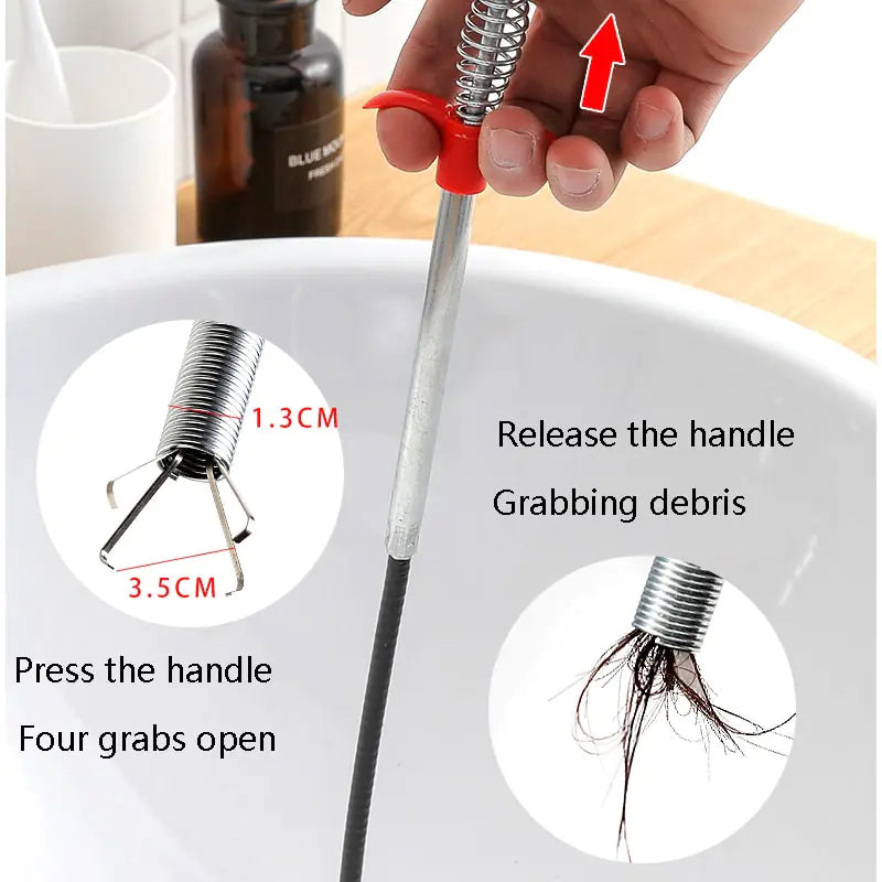 Plumbing Four-claw Hook Dredger