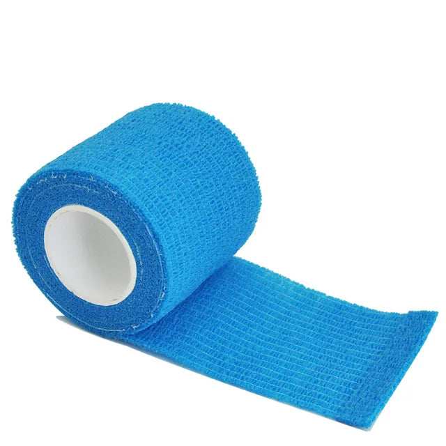 Self-adhesive elastic sports bandage