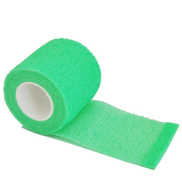 Self-adhesive elastic sports bandage