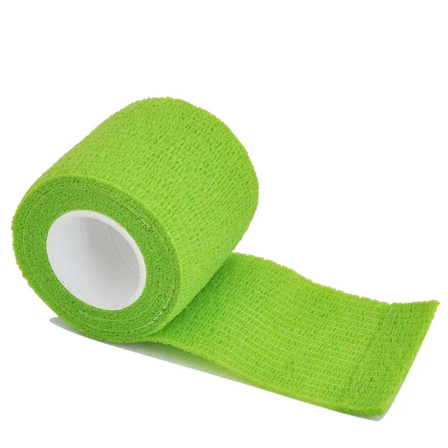 Self-adhesive elastic sports bandage