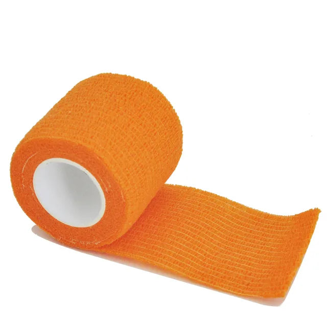 Self-adhesive elastic sports bandage