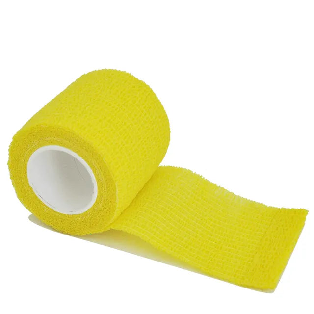 Self-adhesive elastic sports bandage