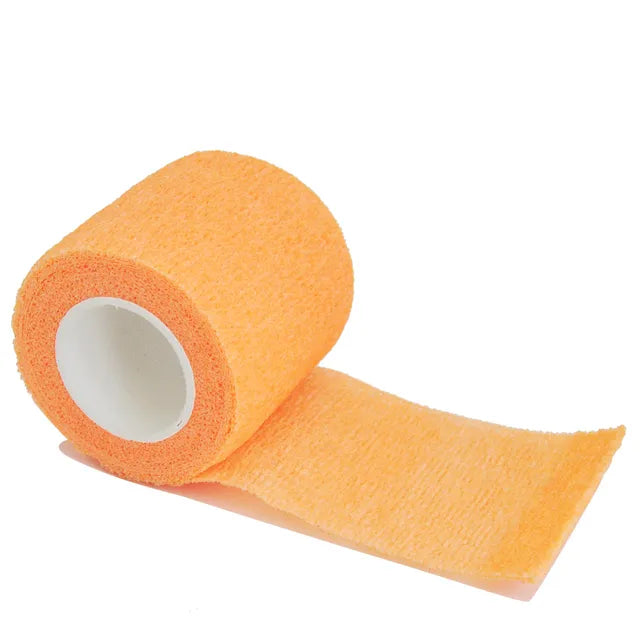 Self-adhesive elastic sports bandage