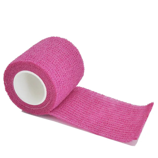 Self-adhesive elastic sports bandage