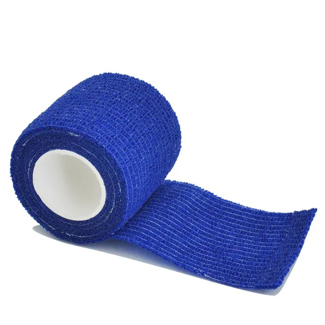 Self-adhesive elastic sports bandage