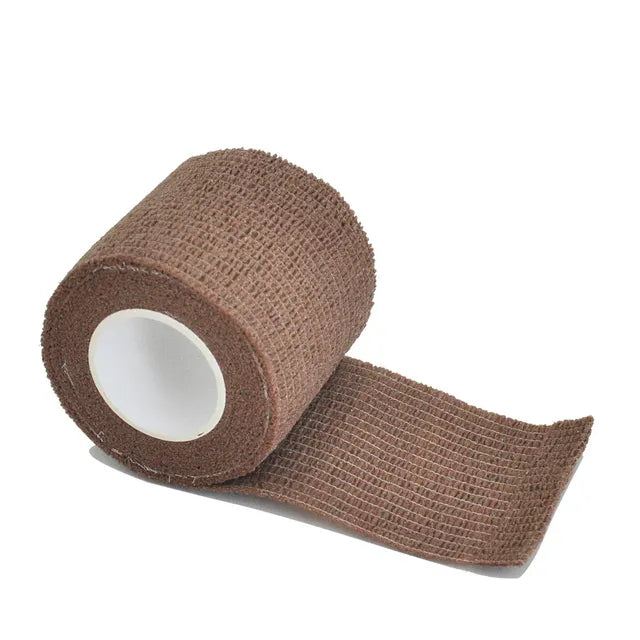 Self-adhesive elastic sports bandage