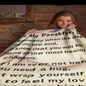 Daughter Beautiful Chapter Arctic Fleece Blanket 50x60