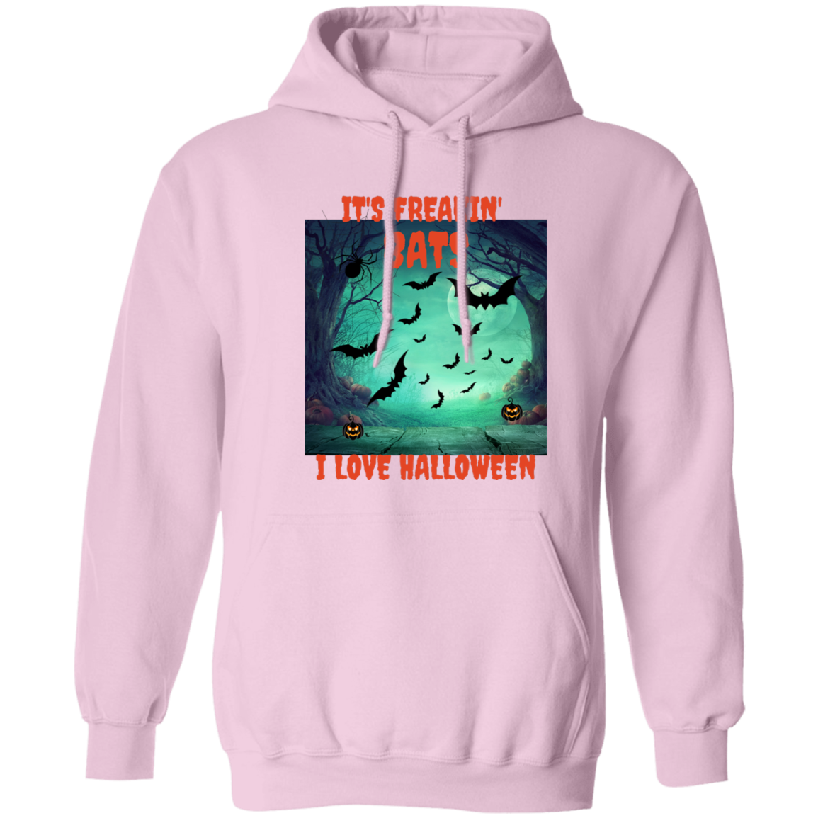 Freakin Bats Halloween Pullover Hoodie-Unisex