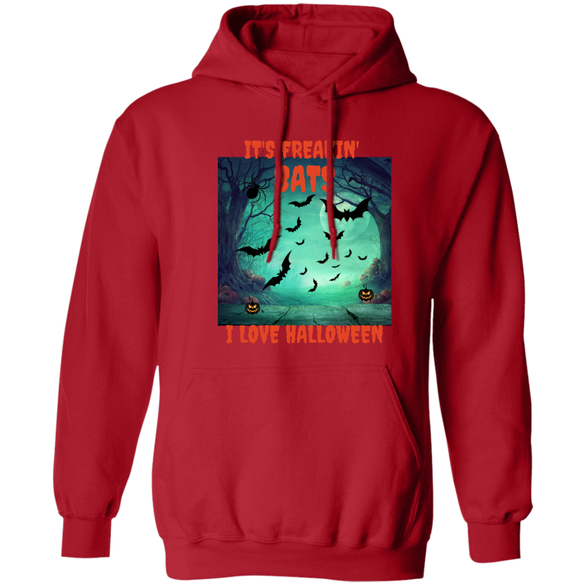 Freakin Bats Halloween Pullover Hoodie-Unisex