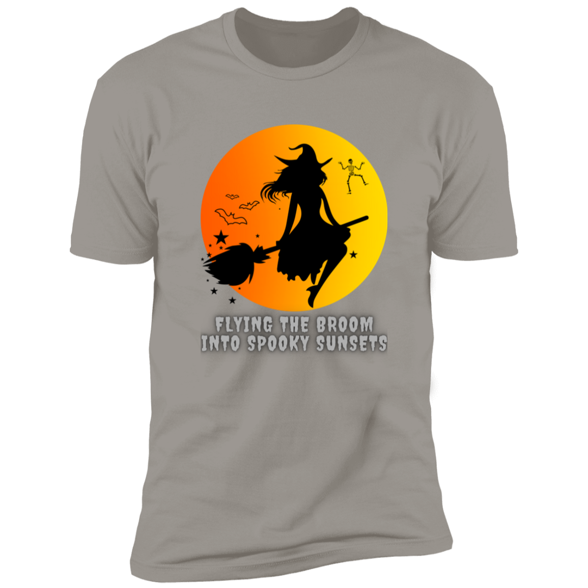 Flying Witch Halloween  T-Shirt-Unisex