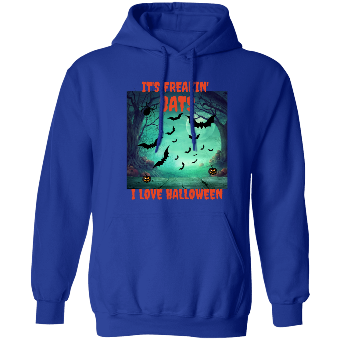 Freakin Bats Halloween Pullover Hoodie-Unisex