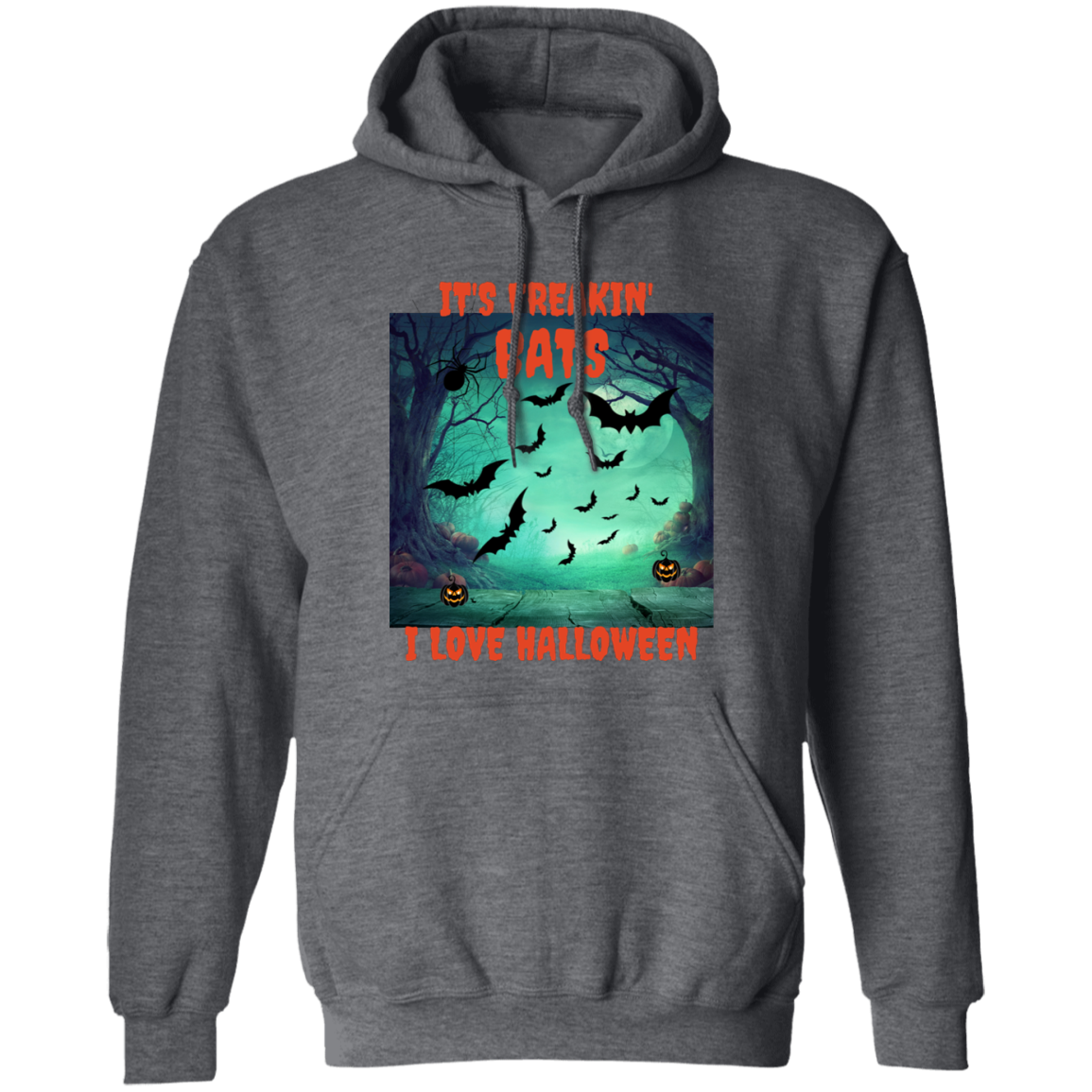 Freakin Bats Halloween Pullover Hoodie-Unisex