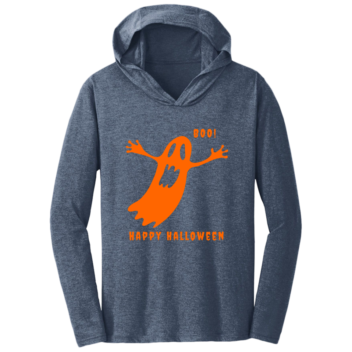 Boo Triblend T-Shirt Hoodie Unisex