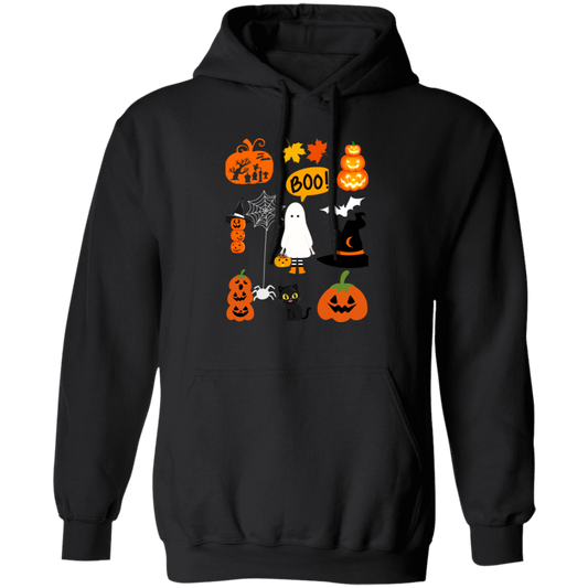 Halloween Multi design 2 Pullover Hoodie- Unisex