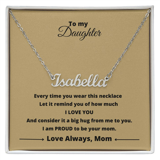 Remind Mom-Daughter Name Custom Necklace