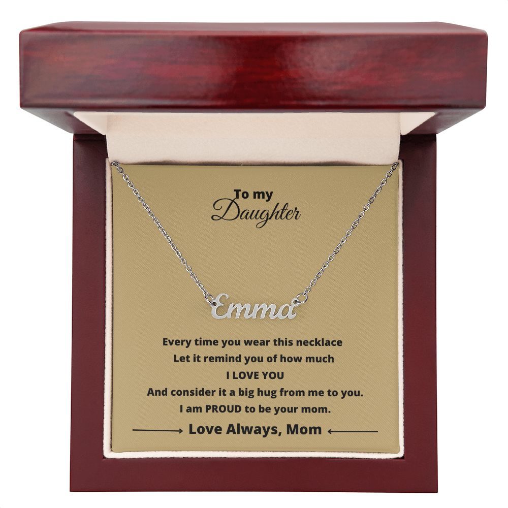 Remind Mom-Daughter Name Custom Necklace